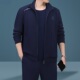 休闲宽松大码 新款 透气跑步服三件套 男2026年春秋季 中老年运动套装