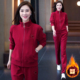 女秋冬加绒加厚两件套洋气显瘦保暖卫衣套装 2025新款 休闲运动套装