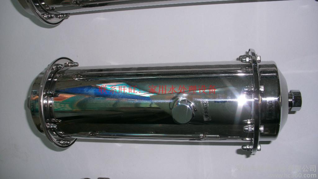 纯水机前置净水器可排污冲洗前置过滤桶免换PP滤芯