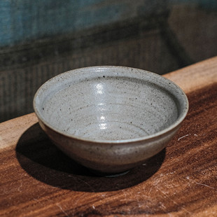 抹茶碗 宋研 手工柴窑灰被点茶盏 宋式 束口器型点茶碗日式