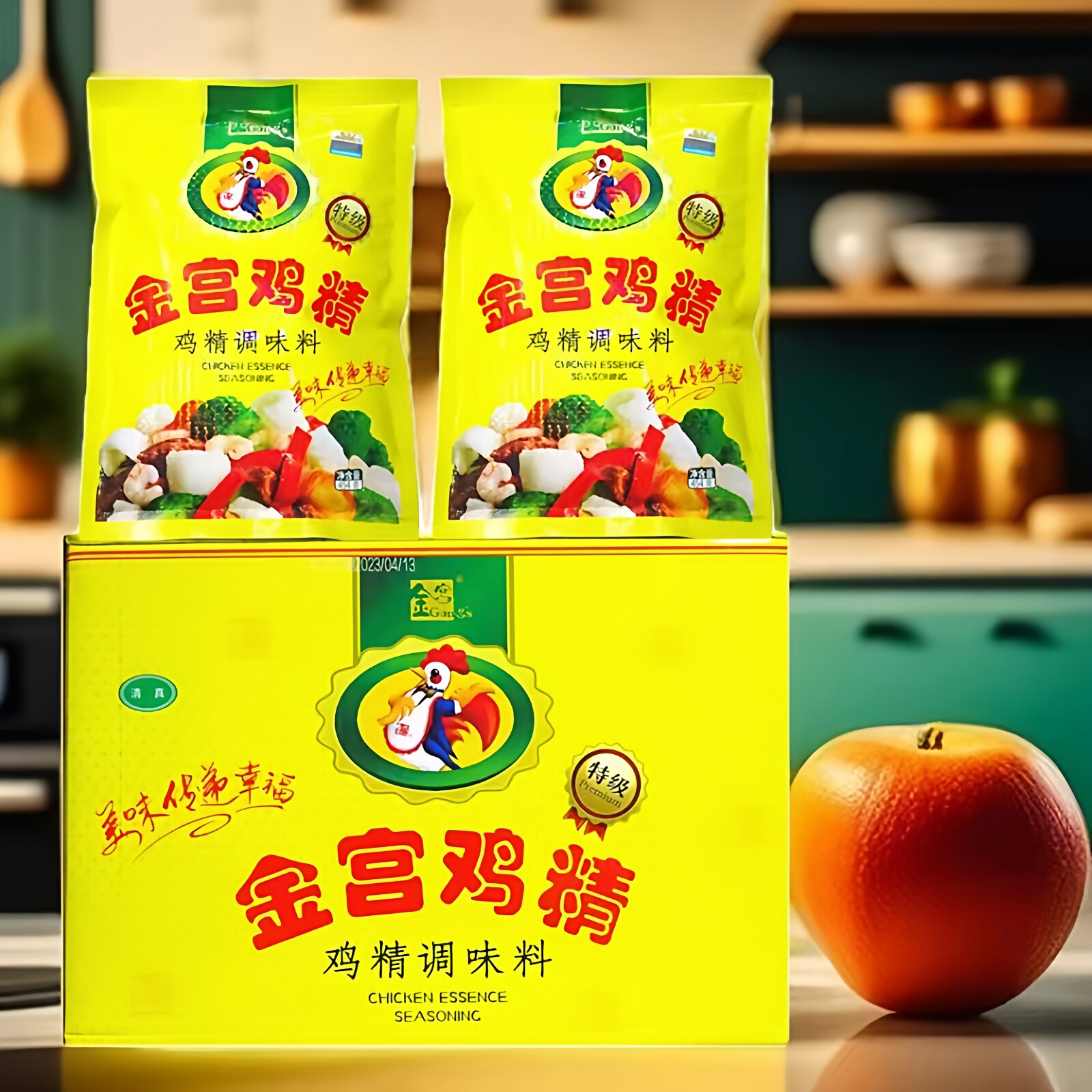 四川金宫鸡精454g鸡粉调味料炒菜火锅麻辣烫大袋食用商用整箱包邮