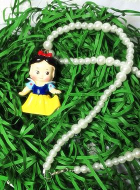 繁花项链原创珍珠白雪公主个性女