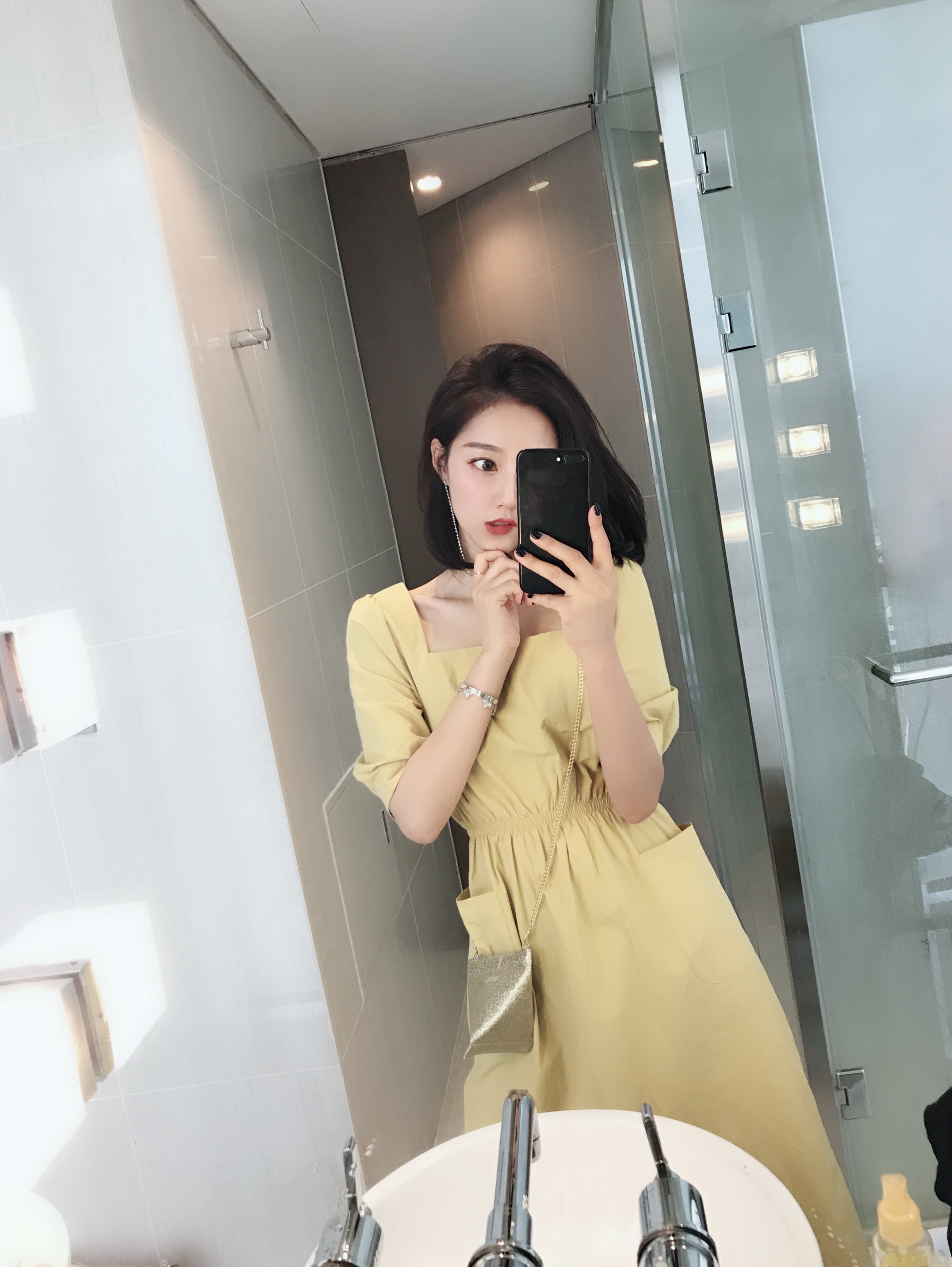 С·¬ÇѶ¨ÖÆ ¶ÌÐäÁ¬ÒÂȹÏÔÊÝÊÕÑüÐÞÉí¹ëÃÛ´¿É«Àäµ·çÖг¤¿îȹ×Ó
