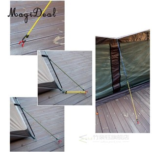 6 Pieces Elastic Bungee Cord Rope Luggage Packing Strap with