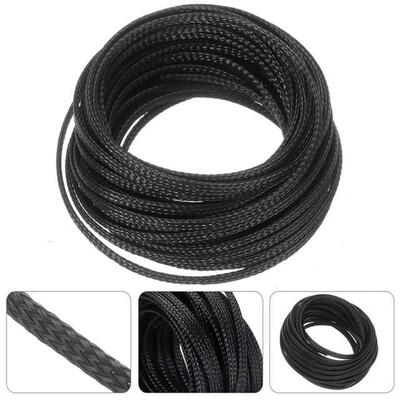 Durable Expandable PET Braided Cable Protection Sleeving She