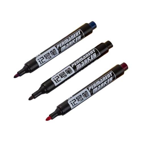 10 Pcs Oily Non-Erasable Waterproof Markers Brush Pen Sketch