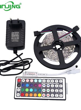 RGB LED Strip 5050 SMD 5M 150LEDS +12V 2A Power Adapter Supp
