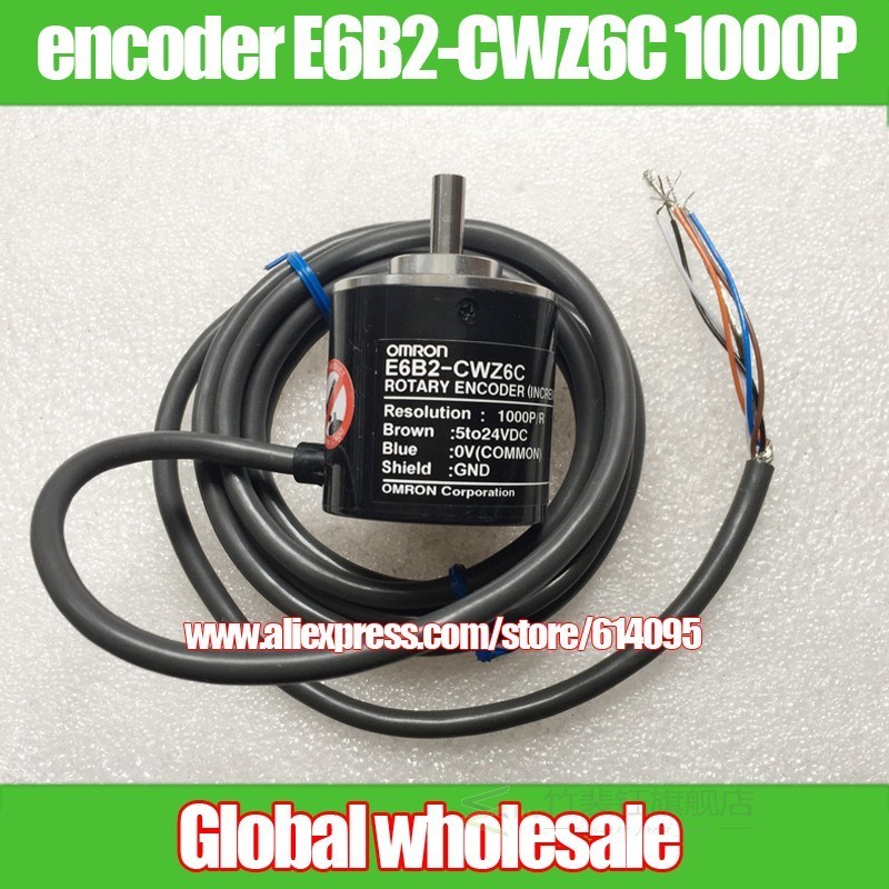 Free shipping 5 to 24V E6B2 CWZ6C rotary encoder/ encoder E