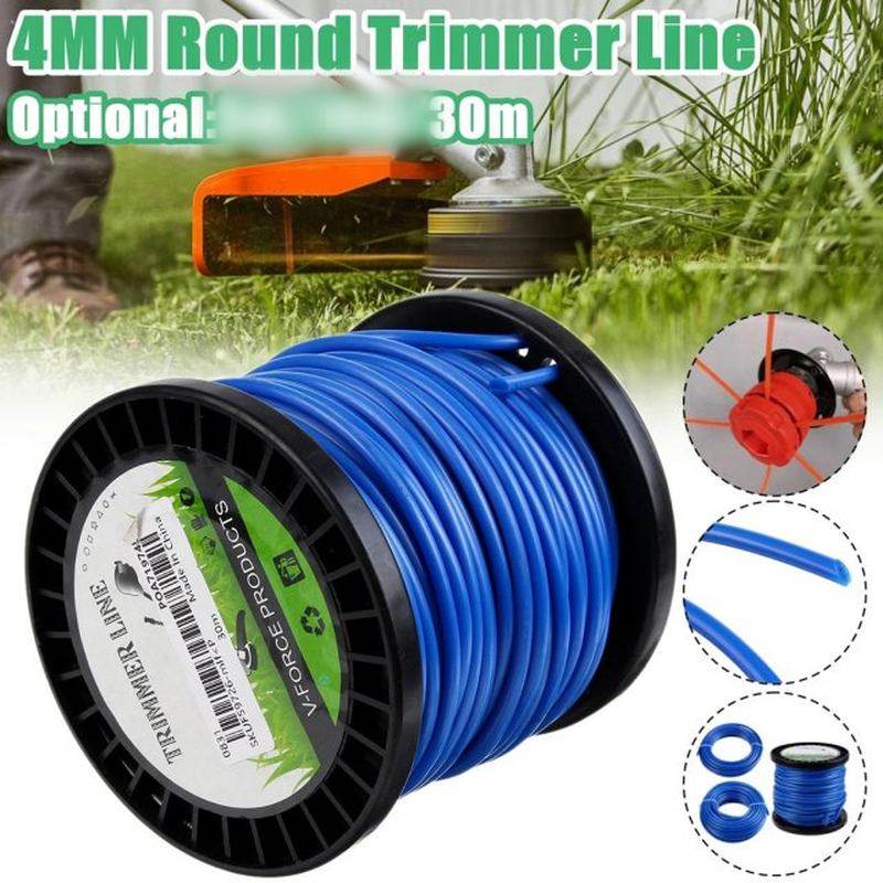 4mm x 30m trimmer line heavy duty nylon round strimmer trimm