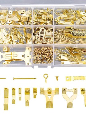 266 Pcs Assorted Picture Hangers Kit Frame Hanging Hooks Har