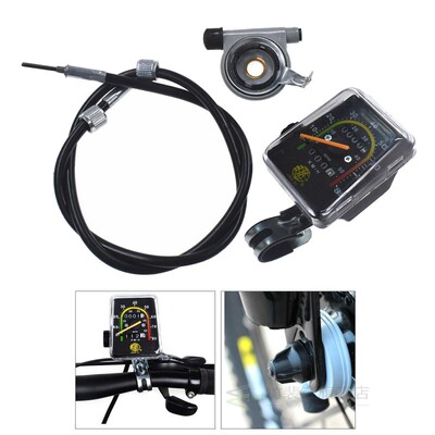 Mechanical Bike Resettable Odometer Speedometer Universal fo