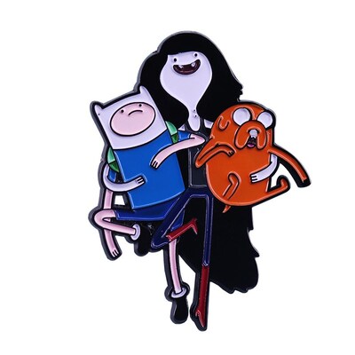 Adventure Time enamel pin Marceline with Fin