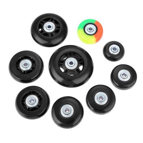 2 Sets Luggage Suitcase Replacement Wheels with Axles Wrench
