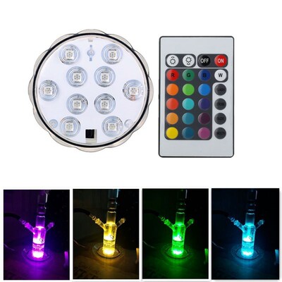 4pieces/ lot Glass Shisha Hookah Accessories 3AAA Battery Op