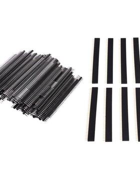 10 Pcs 1X40 Pin 2.54mm Pitch Straight Single Row PCB Female