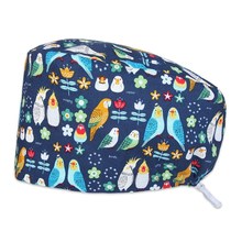 Veterinary Parrot Unis Scrub Caps Design Printing New Nurse