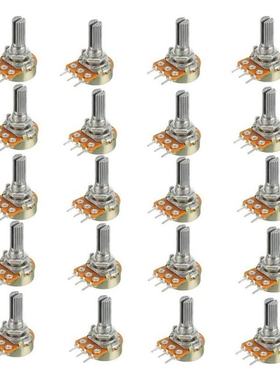 20PCS/LOT WH148 Linear Potentiometer Kit Single Joint 3Pin 1