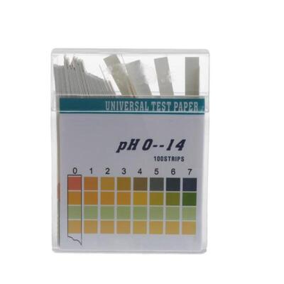 100 Strips/Box 0-14 PH Alkaline Acid Indicator PH Tester Pap