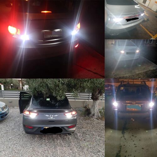 2x 1200Lm T15 W16W LED Canbus Bulb led Car Backup Reverse Li