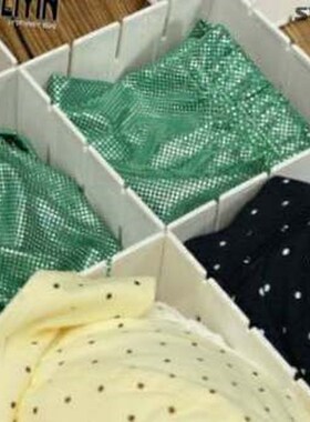 djustable DIY Grid Drawer Closet Divider Household Storage-