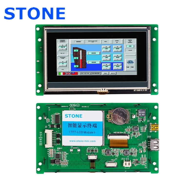 5.0 Inch New Sunlight Readable LCD Screen With PCB Board And