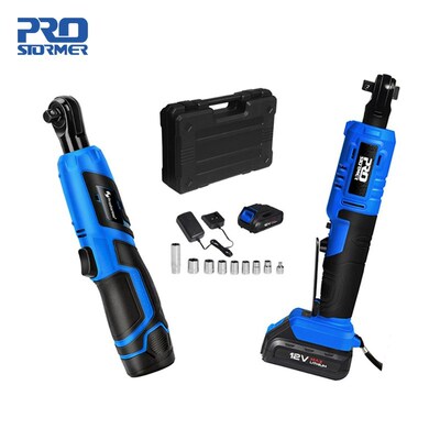 12V Rechargeable Ratchet Wrench  Lithium Battery 90 Degree