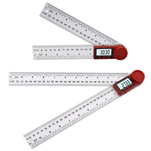 300mm/200mm Digital Angle Ruler Inclinometer Goniometer Prot