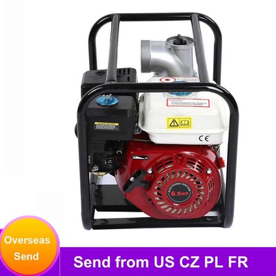 3in Petrol Gasoline Water Transfer Pump 6.5HP 8m Garden Irr