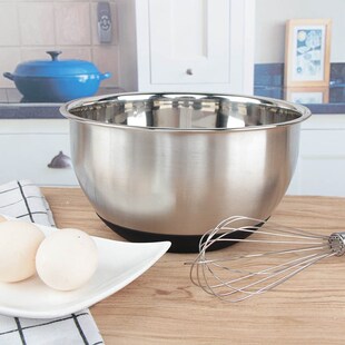 Stainless Steel Mixing Bowl 20/22/24cm Silicone Bottom Preve