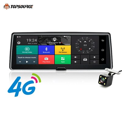 TOPSOURCE Car DVR Android 5.1 4G 7.84'' Car GPS Came