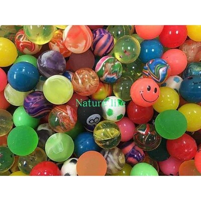 50pcs Bouncy Jet Balls Party Bag Fillers Toys Favors Kids