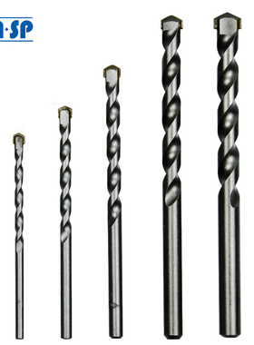 TASP 5pcs Masonry Drill Bits Tungsten Carbide Tipped Concret