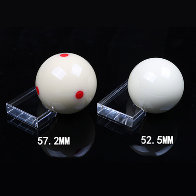 Arcrylic Transperent 57.2mm Billiard Pool Table white ball p