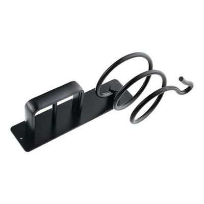 Aluminum Wall Mounted Hair Dryer Rack Storage Organizer Hair
