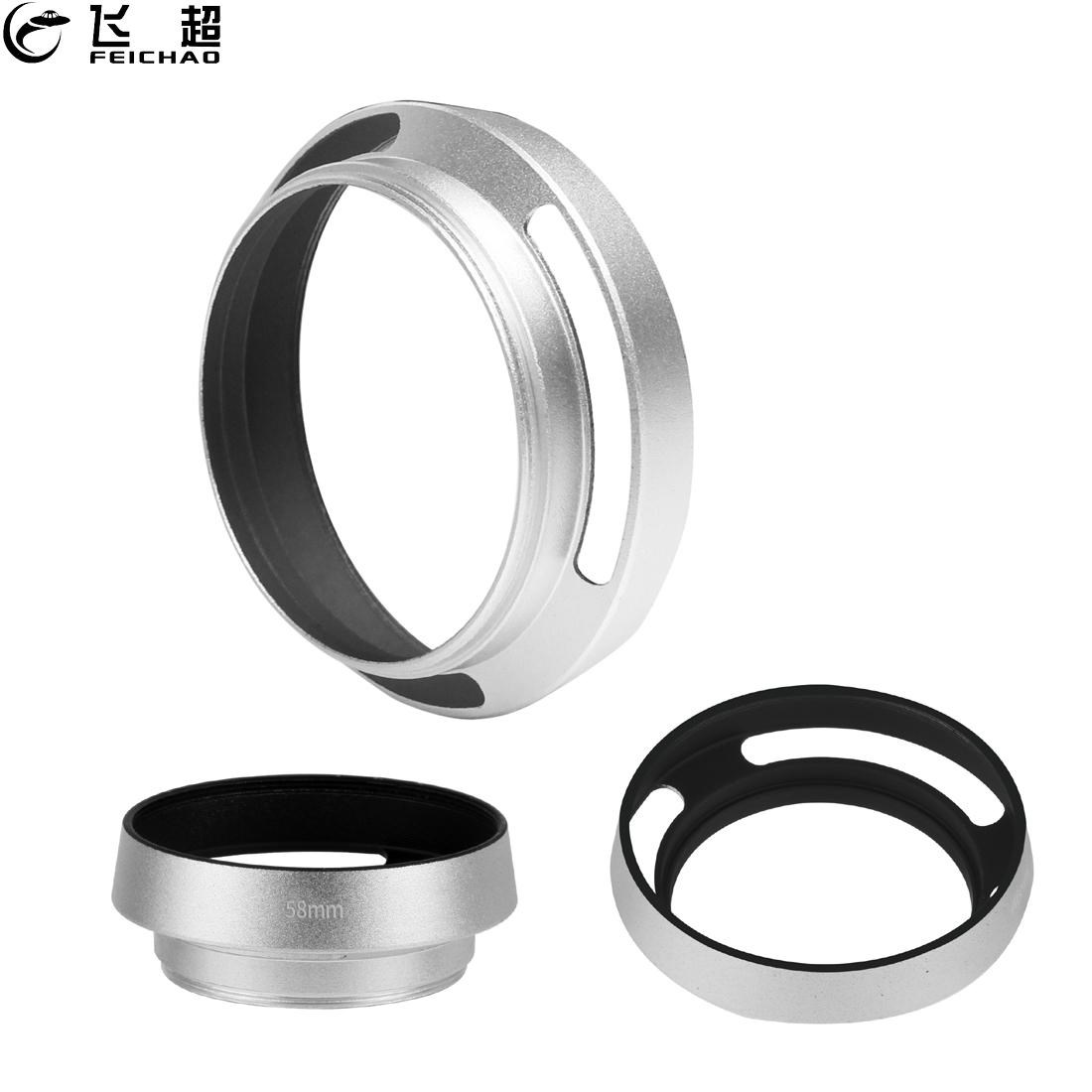Camera Lens Hood Vented Curved 37 40.5 49 52 55 58mm Obliqu