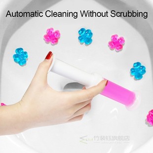 1PC Toilet Cleaner Aromatherapy Freshener Flower Gel Needle