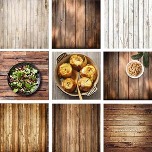 Retro Wood Board Backdrop Food Photography Background Textur