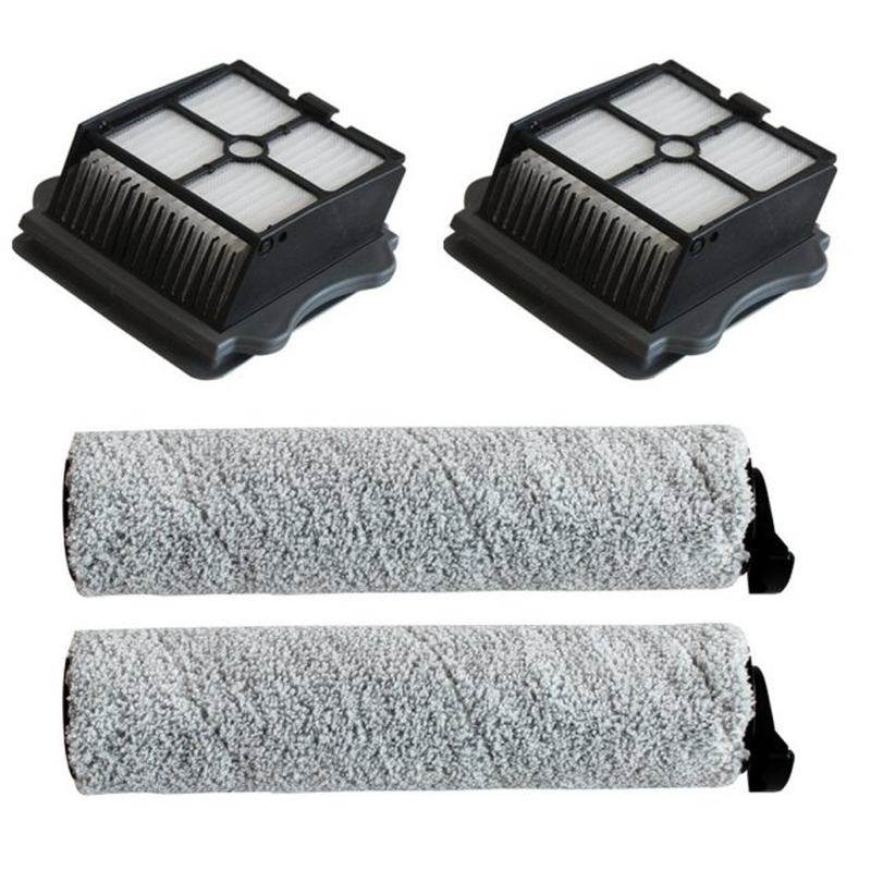 2x filters   2x roller brushes washable for wireless tineco