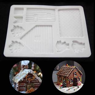 Christmas Cake DIY Silicone Creative House 2018 Xmas New