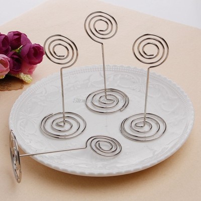 10Pcs/set Wedding Favors Place Card Holder Table Photo Memo