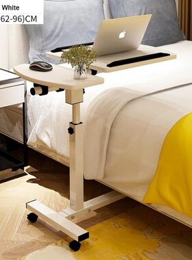 Adjustable Laptop Table with Wheel Rotate Standing Notebook