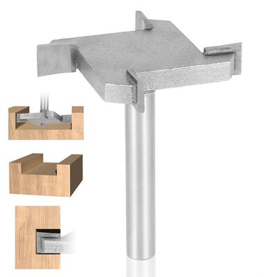 4 Wings Spoilboard Surfacing Router Bits 1/4 inch 6mm Shank