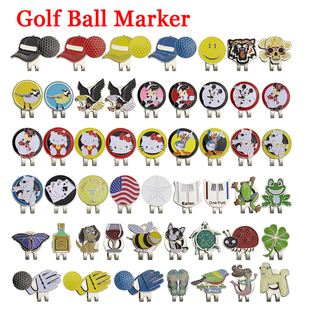 New Golf Ball Mark+Golf Hat Clip Magnetic Alloy marker golf