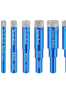 7Pcs Floor Tiles Vitrified Brick Drilling Bits Granite Marbl