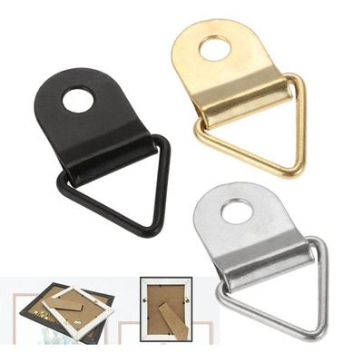 50 Pcs 21*12mm Metal Photo Picture Frame Wall Mount Hanger H