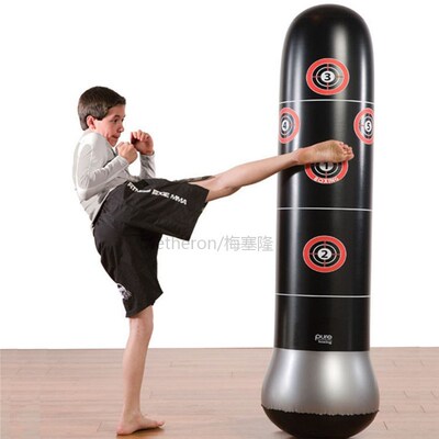 1.5M New Inflatable Stress Punching Tower Bag Boxing Standin