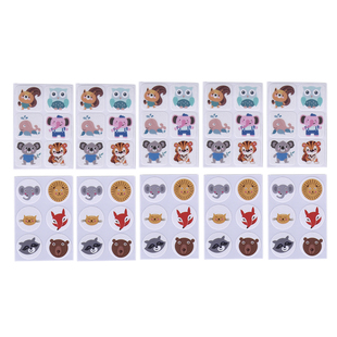 60pcs Mosquito Patch Square Cartoon Anti-Mosquito Repellent