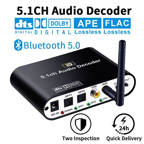DA615 5.1CH Audio Decoder Bluetooth 5.0 Reciever DAC Wireles