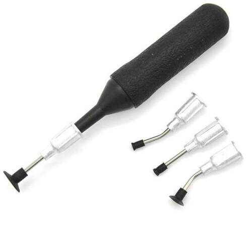 Rubber IC Pick up Vacuum Sucking Pen with 4 Suction Headers