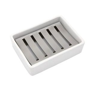Self-draining Soap Dishes Sponge Holder Sink Storage Tray Re